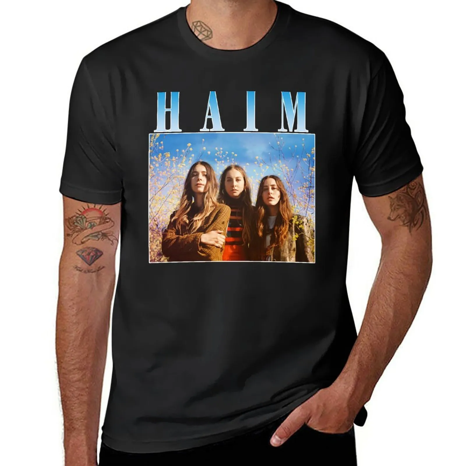 Men's Polos HAIM Homage Tee TShirt Anime tshirt animal print shirt for boys mens vintage t shirts 230817