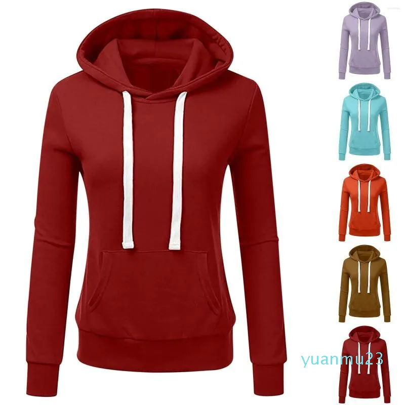 Womens Lightweight Ladies Sweatshirts Without Hood With Pocket