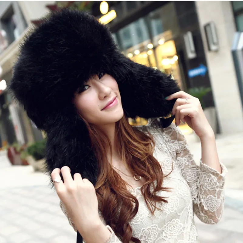 Unisex Faux Fur Winter Trapper Hat with Earflaps Casual  display picture 3