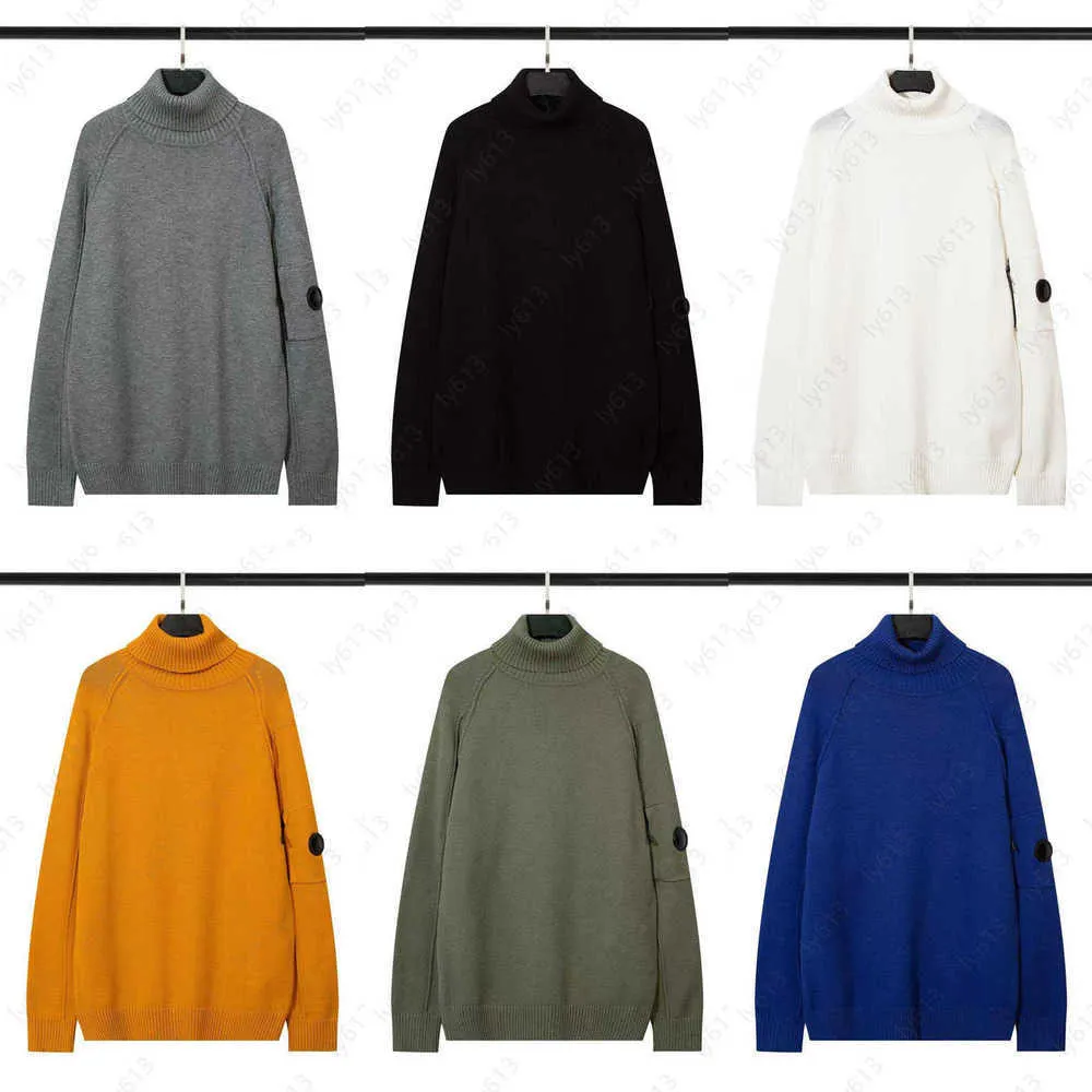 Chandail de créateur pour hommes sweat-shirt cp vêtements microlens plie décontracté pulllédeck taillateurs en laine en tricot et pull en tricot pull en tricot