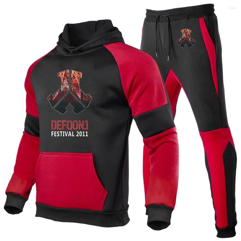Men's Festival Tracksuit - Defqon 1 Inspired , Stylish Hoodie & Pants ...