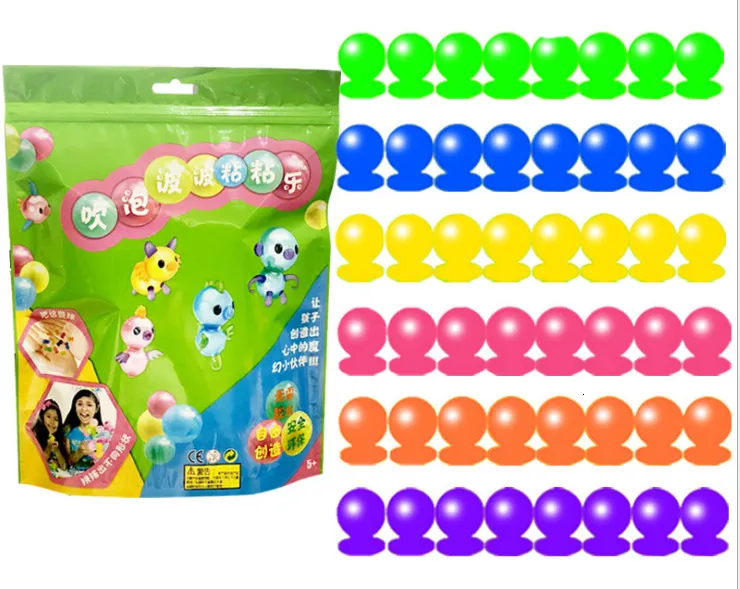 Balloon 1set Refilling Oonies balloon pack bubble ball game play set kids funny table toy 230816