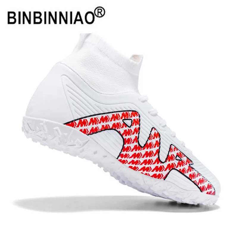 Dress Shoes Binbinniao 35-45 Football Futsal Shoes For Men Professional Soccer Cleats Originele heren voetbalschoenen Boy Sports sneakers 230816