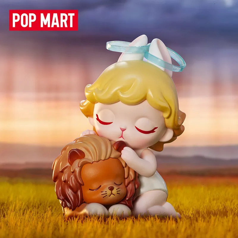 Blind Box Pop Mart Bunny Mysterious Tarot Series Box Kawaii Doll Action Figure Toys Caixas Collectible Figurine Model Mystery 230816