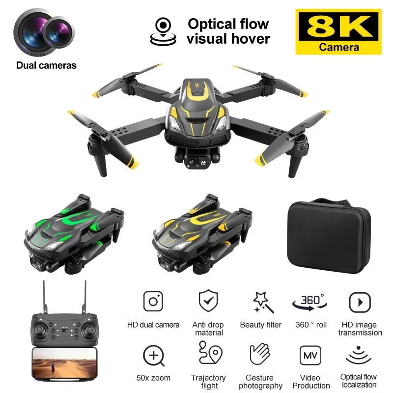 M58 mini drönare för barn drönare med kamera för vuxna 4k barn dron fjärrkontrollplan leksaker början quadcopter coola saker jul pojkar flickor gåvor