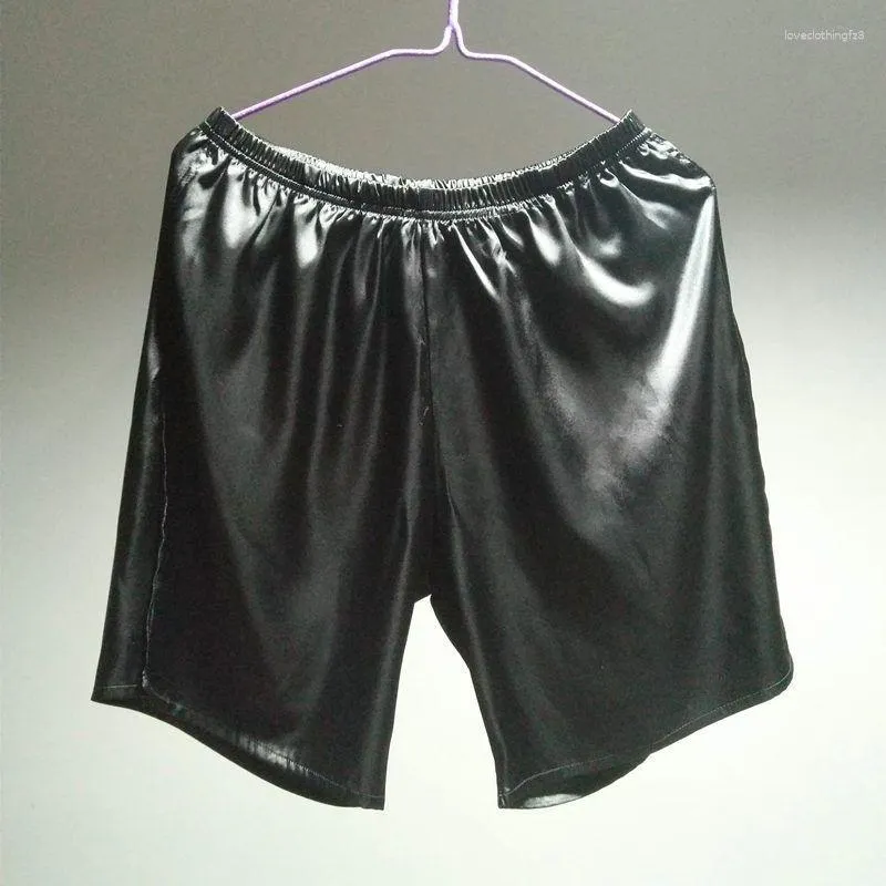 Satin mens shorts deals