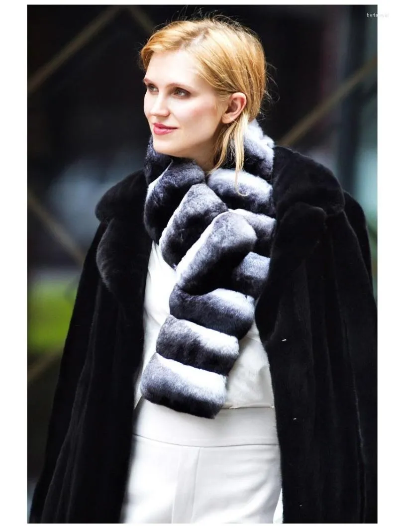 Luxury Genuine Chinchilla Fur Mink Scarf For Women Thick Neck Warmer Wrap Stole In Genital Colors From Bertaroyal 342.03 DHgate.Com