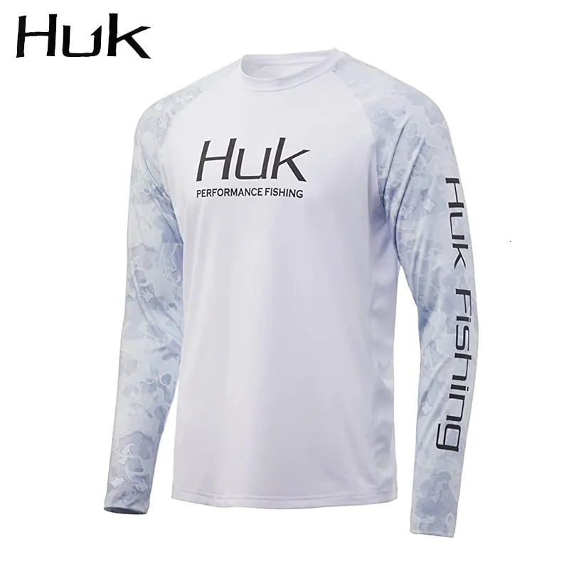 HUK Gear Long Sleeve Fishing Shirt UPF UV Protection