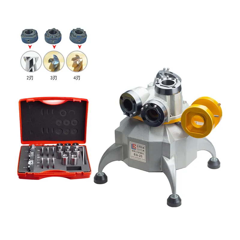 End Milling Cutter Sharpening Machine 3-25MM Universal Milling Cutter Grinder Automatic Grinding Machine 6000rpm for 2/3/4 Blade