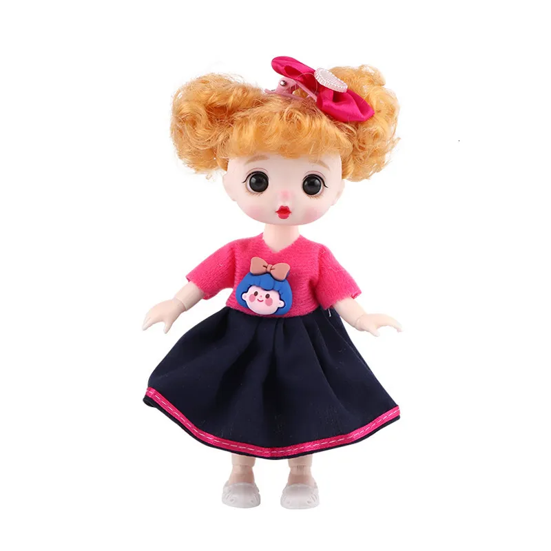Dolls 17 cm Cinecressa carina 8cm 13 bambola congiunta vestito per bambini per bambini bambole Toybjd 230816