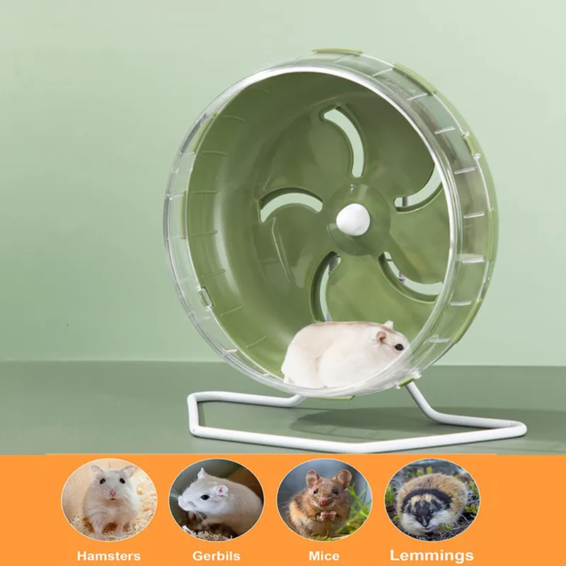 Small Animal Supplies Hamster Wheel Ultraquiet Roller löpband Pet Sport Toys Rotatory Jogging Cage Accessories 230816