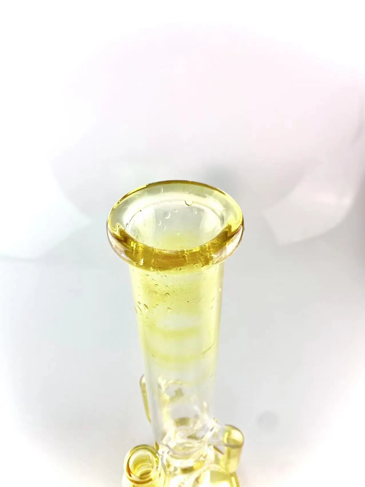 Fumando tubos de fumantes Silver Fumed Recycler Bong de 16 polegadas 14 mm de 14 mm em linha de alta qualidade com buzina clara