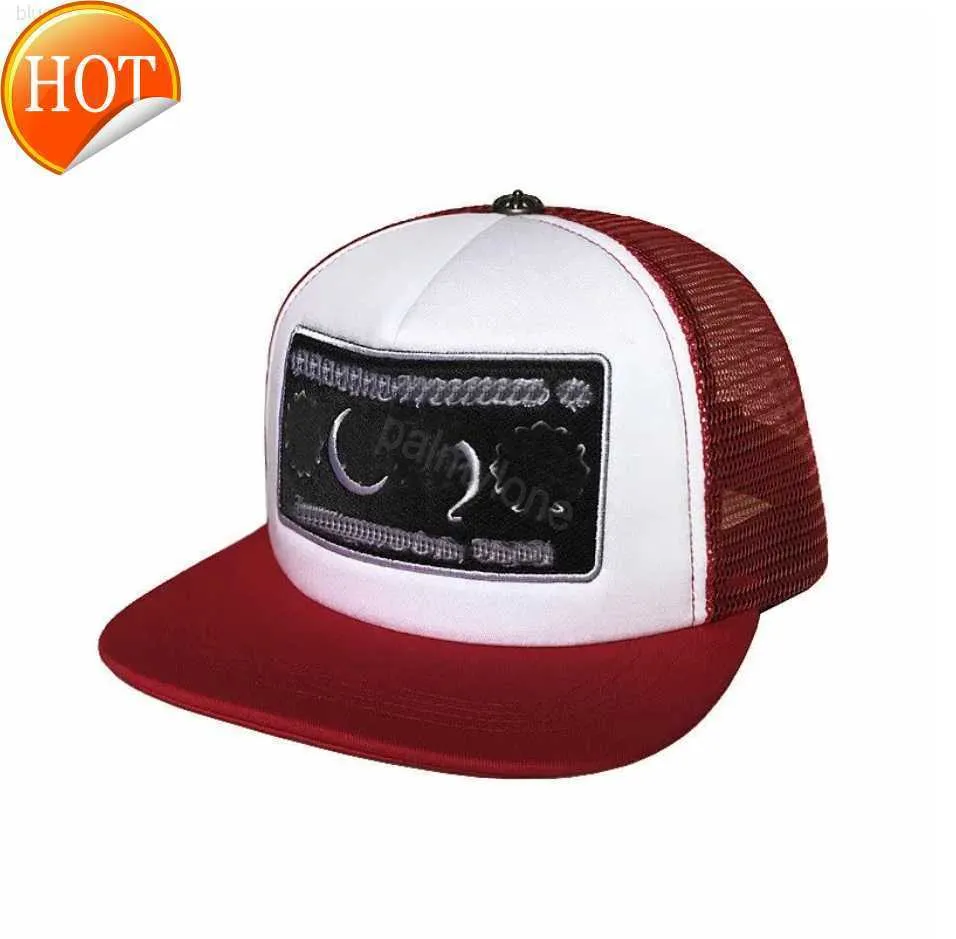 Çapraz çiçek tasarımcısı kaps Beyzbol kalpleri Erkekler Snapbacks Mavi Siyah Kadın Şapkalar Yüksek Kaliteli Marka CHAP 23SS Chrome0aeh