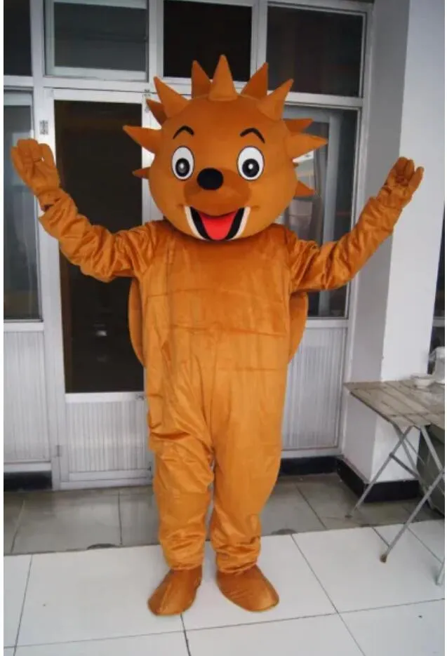 Costume de mascotte hérissée