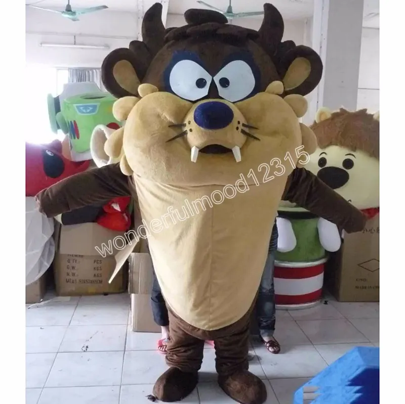 Halloween New The Head Tasmanian Devil Reindeer Mascot Costume Cartoon