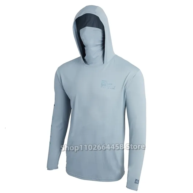 Pelagic Hooded Fishing Fishing Shirts For Men UPF 50 Mens Face Cover, Sun  UV Protection, Summer Mask, Outdoor Fishing Clothes 230816 From Huan0009,  $16.98