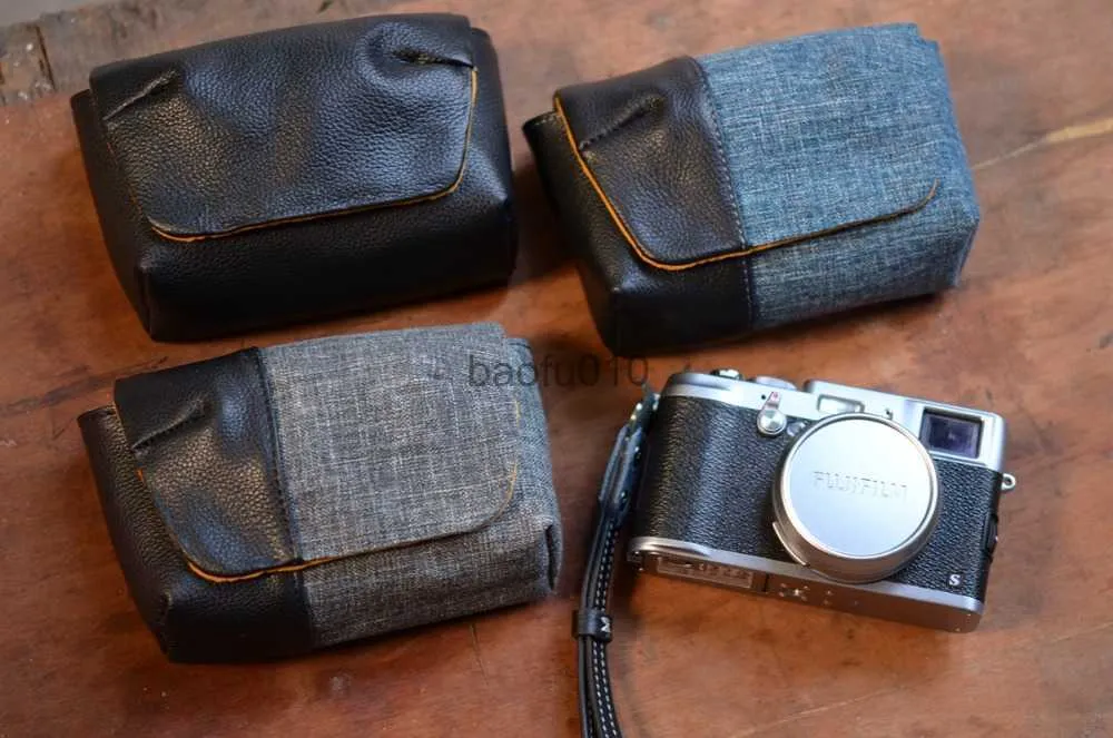 Waterproof Genuine Leather Camera Bag for Fujifilm Fuji X100V