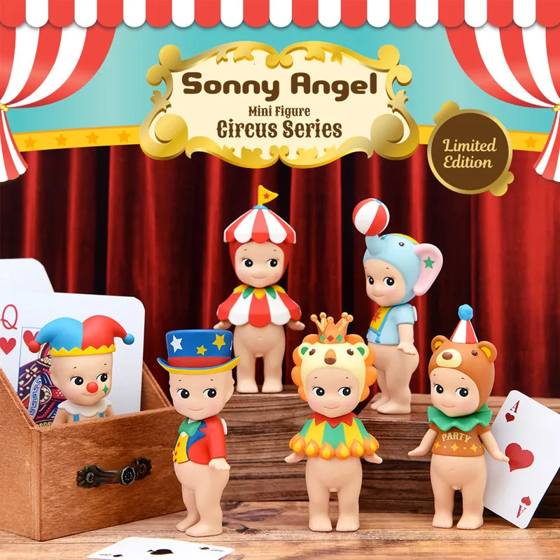 Sonny Angel Party Angel Hippers figuras de acción lindo misterioso juguete  sorpresa Anime muñeca de caja ciega niños regalos de navidad