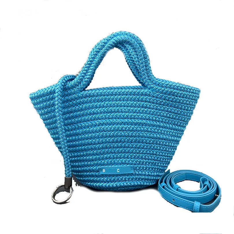 Borsa In Terapia Di Corda In Nylon, Tote Borse Unisex Ibiza Beach