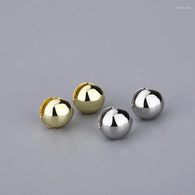 Backs Earrings Trendy Silver Gold Color Clip Cuff Ball Geometric Punk For Women Girl Gift Fashion Jewelry Dropship Wholesale