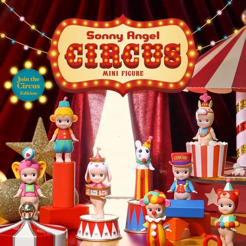 Bescy Box andiamo! Circus Box originale Sonnyangel Action Anime Figures Collezione Modello Gioco di compleanno Regalo di compleanno Caixas Supresas Bag 230816