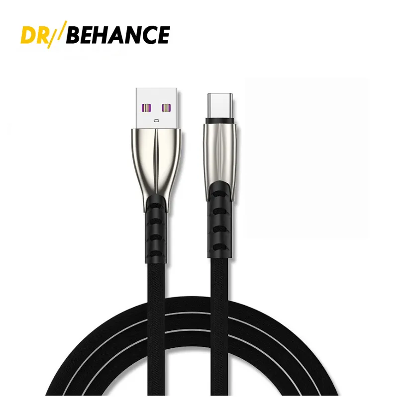 5A USB Tip-C Hızlı Şarj Veri Senkronizasyonu iPhone 12 için Mikro USB Kablosu 13 Samsung S10 S10 S9 S8 + S7 S6 Kenar Not 4 5 8 9 10 Pro Çinko Alaşım Kablosu