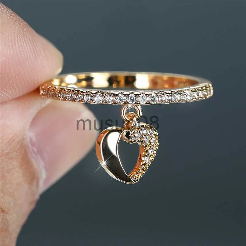 Hollow heart ring discount