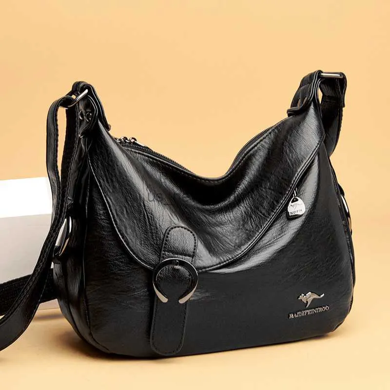 Hobo Summer Style Soft Leather Luxury Purses And Handbags Women Bags Designer Women Shoulder Crossbody Bags For Women 2021 Sac A Main HKD230817