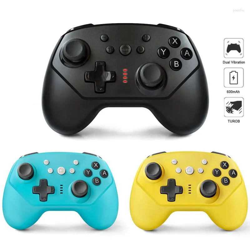 Spelkontroller Bluetooth Controller för Switch Wireless GamePad Switch/Switch Lite/PC 6Axis Gyro Control Dual Turbo