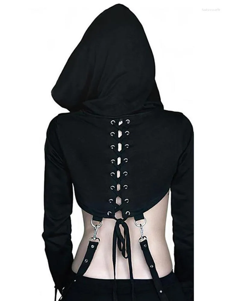 Gothic store hoodies womens