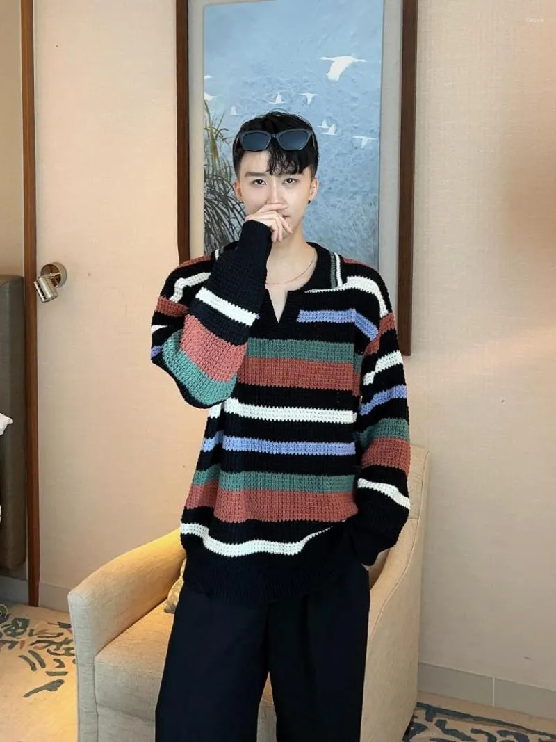 Erkek Sweaters P08181 Moda 2023 Pist Lüks Avrupa Tasarım Partisi Tarzı Giyim