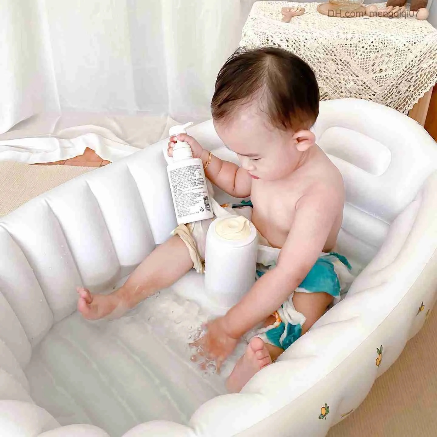 Badewannen sitze Kinderlernstuhl aufblasbare Sofa -Babystuhl Übung Sitzen Baby sitzend Badewanne Z230818