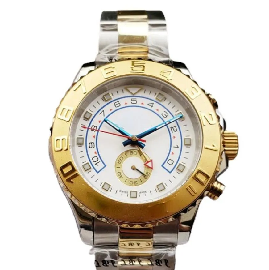 Luksusowe zegarki męskie Automatyczne zegarek mechaniczny szafir szklany Szklany ruch na rękę na rękę 116681 Bransoletka ze stali nierdzewnej Best Master Watches zegarek na rękę