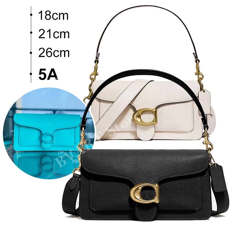 5A Designer Shoulder Bag C Brand Bag Leather Wallet Luxury C Buckle Tabby Classics Women's Cross-Body Bag Fashion Casual 2024 New 18cm 26cm