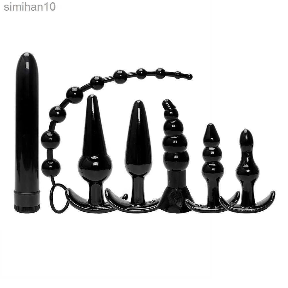 Anal Toys Intressant bakre inträde Anal Plugs Kvinnlig onani Erotiska sexleksaker Silikon Anal Plugs Set HKD230816