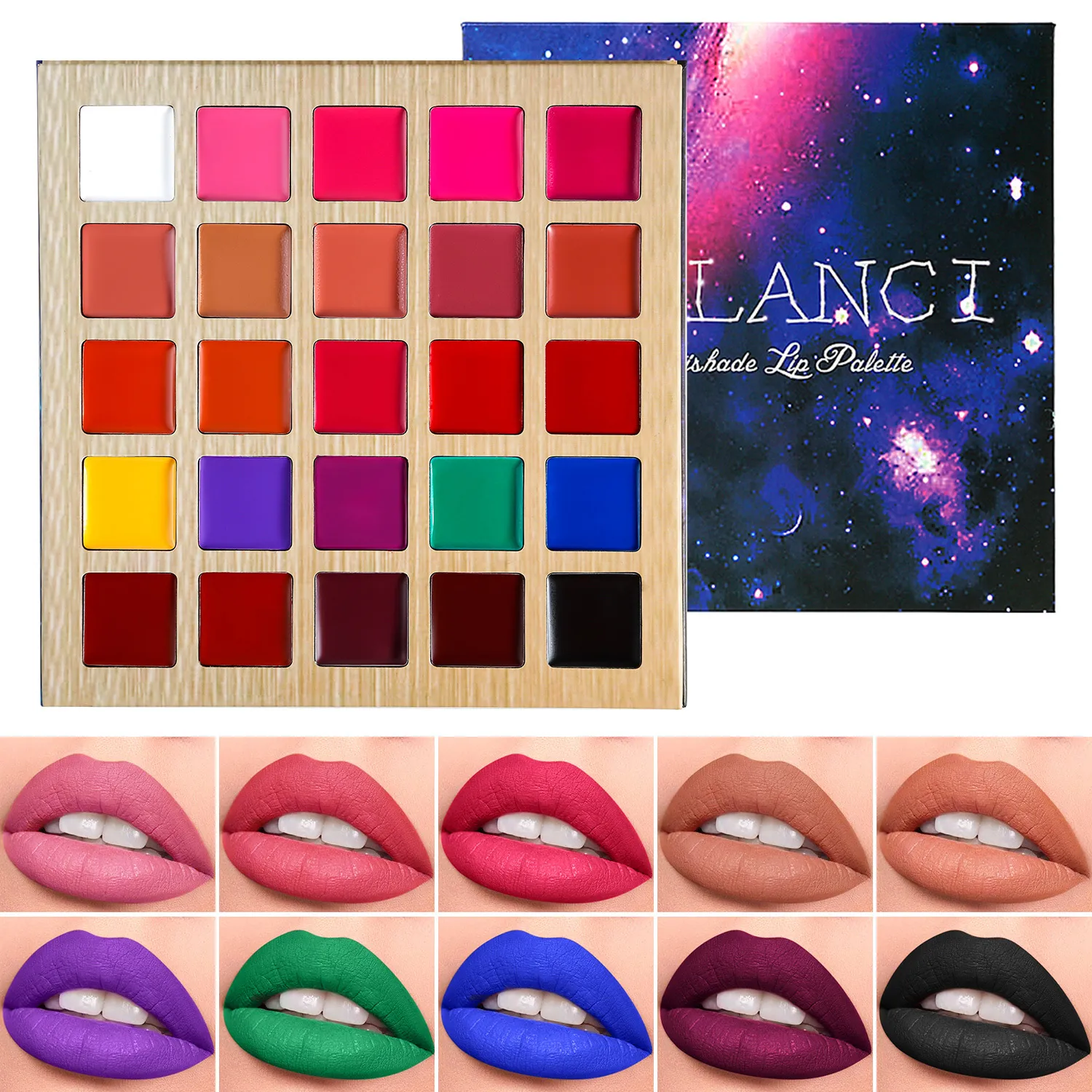 Lipstick 25 Colors Paleta Smooth de'lanci maquiagem Óleo Redpinknude Hidratante Tons Cosméticos Lip Gloss 230816