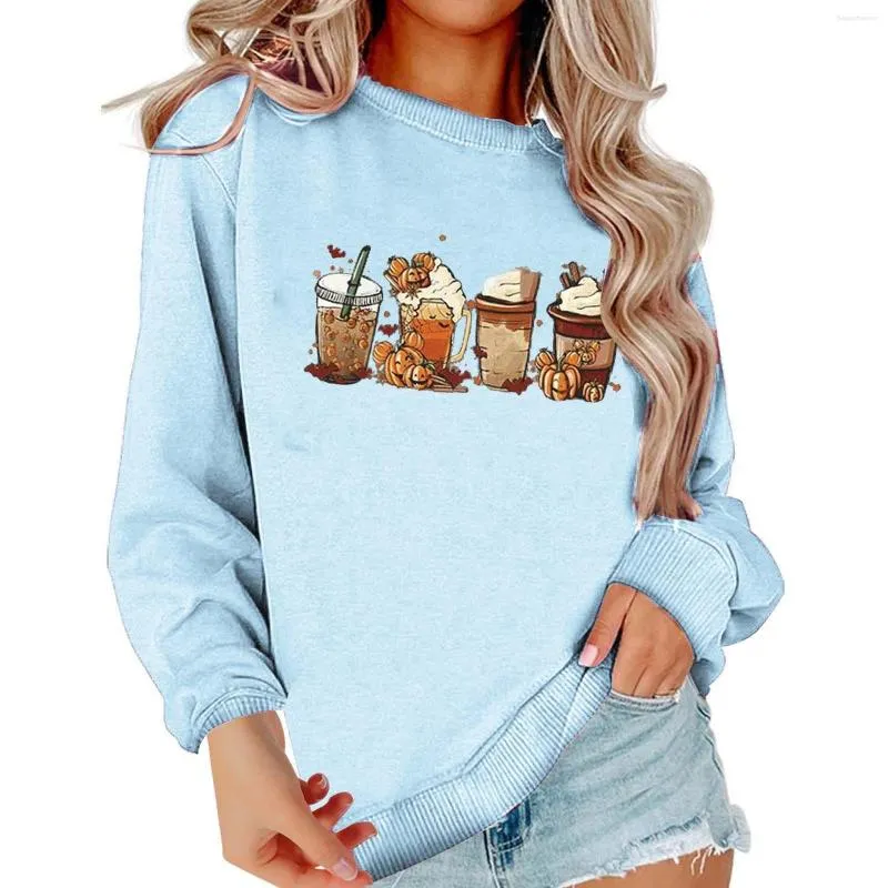 Womens Hoodies Halloween Women Sweatshirt Pullover Crewneck Long