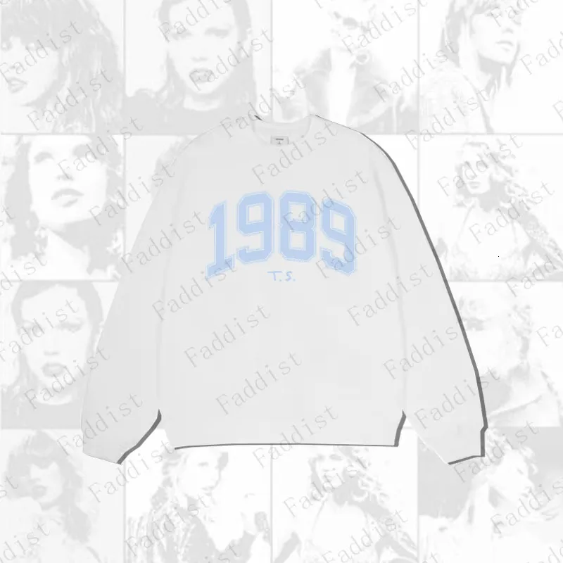 Hoodies das mulheres moletons 2023 1989 homens mulheres algodão hoodie em torno da impressão mesma manga comprida moletom roupas unisex streetwear oversize tee top 230817