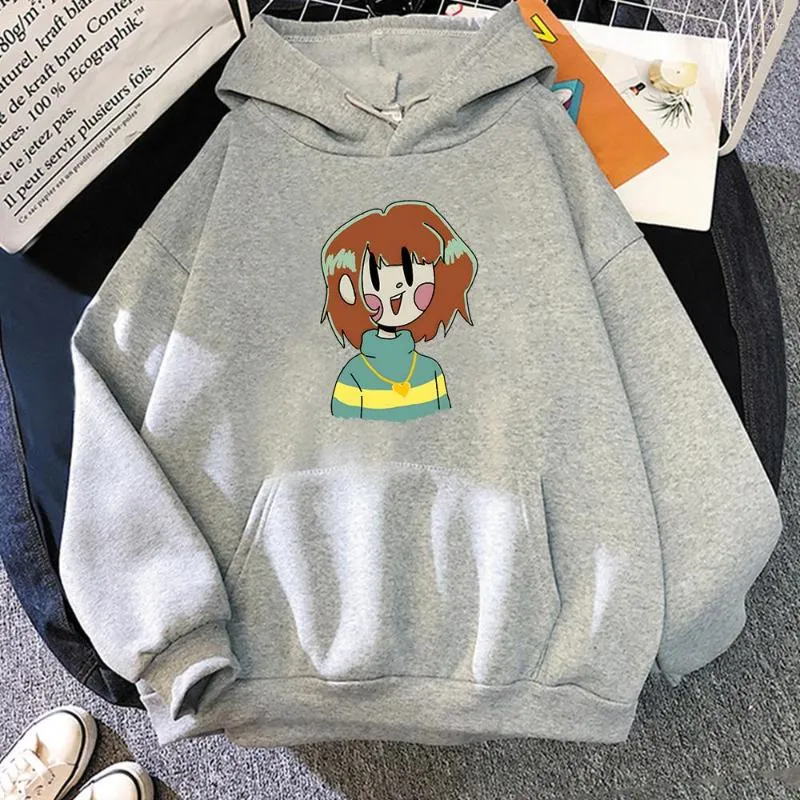 Undertale Chara Aime Leon Dore Hoodie Kawaii Cute Cartoon Top For