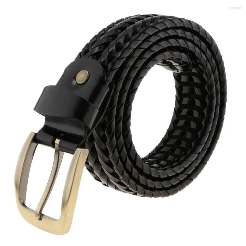 Belts Women's Men's Stretch Braided Elastic Woven Belt Waistband Waist Straps