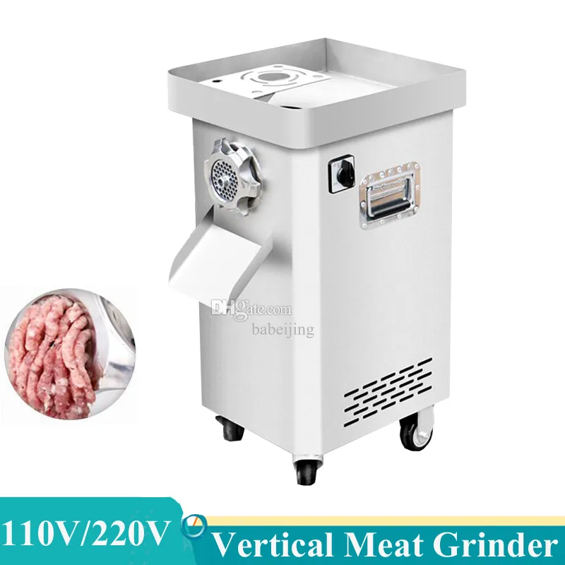 Viande électrique Choppeur de porc de poisson Machine de viande de viande à saucisse verticale garniture de viande de viande 2200W