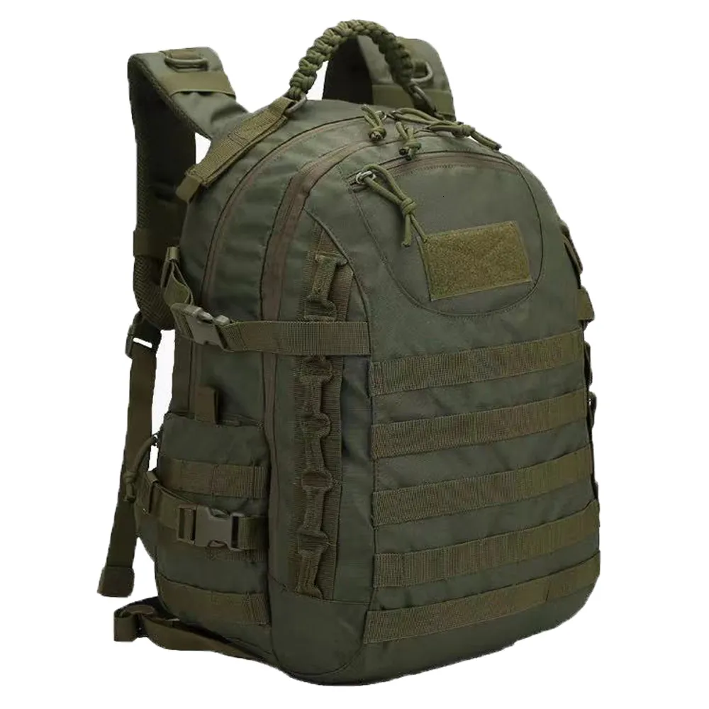 School Bags 35L Camping Backpack Waterproof Trekking Fishing Hunting Bag Military Tactical Army Molle Climbing Rucksack Outdoor mochila 230817