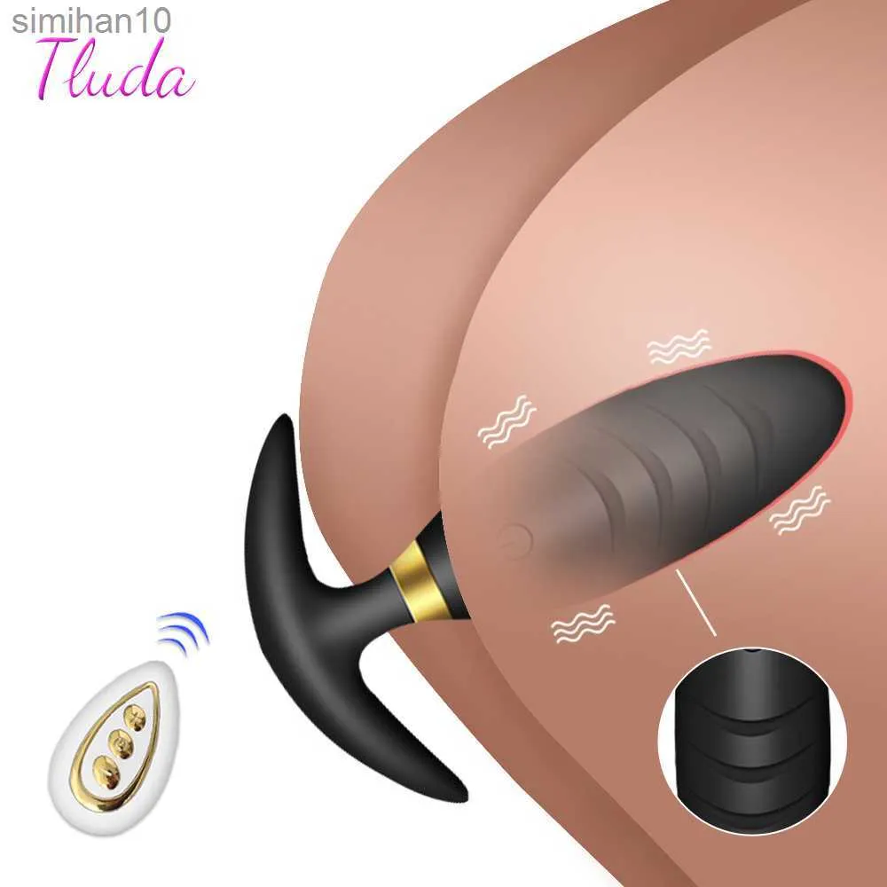 Anal Toys Wireless Remote Control Anal Plug Prostate Massager Sexitoys for Men Gay Anal Sex Toys Butt Plug Vibrator Goods voor volwassenen 18 HKD230816