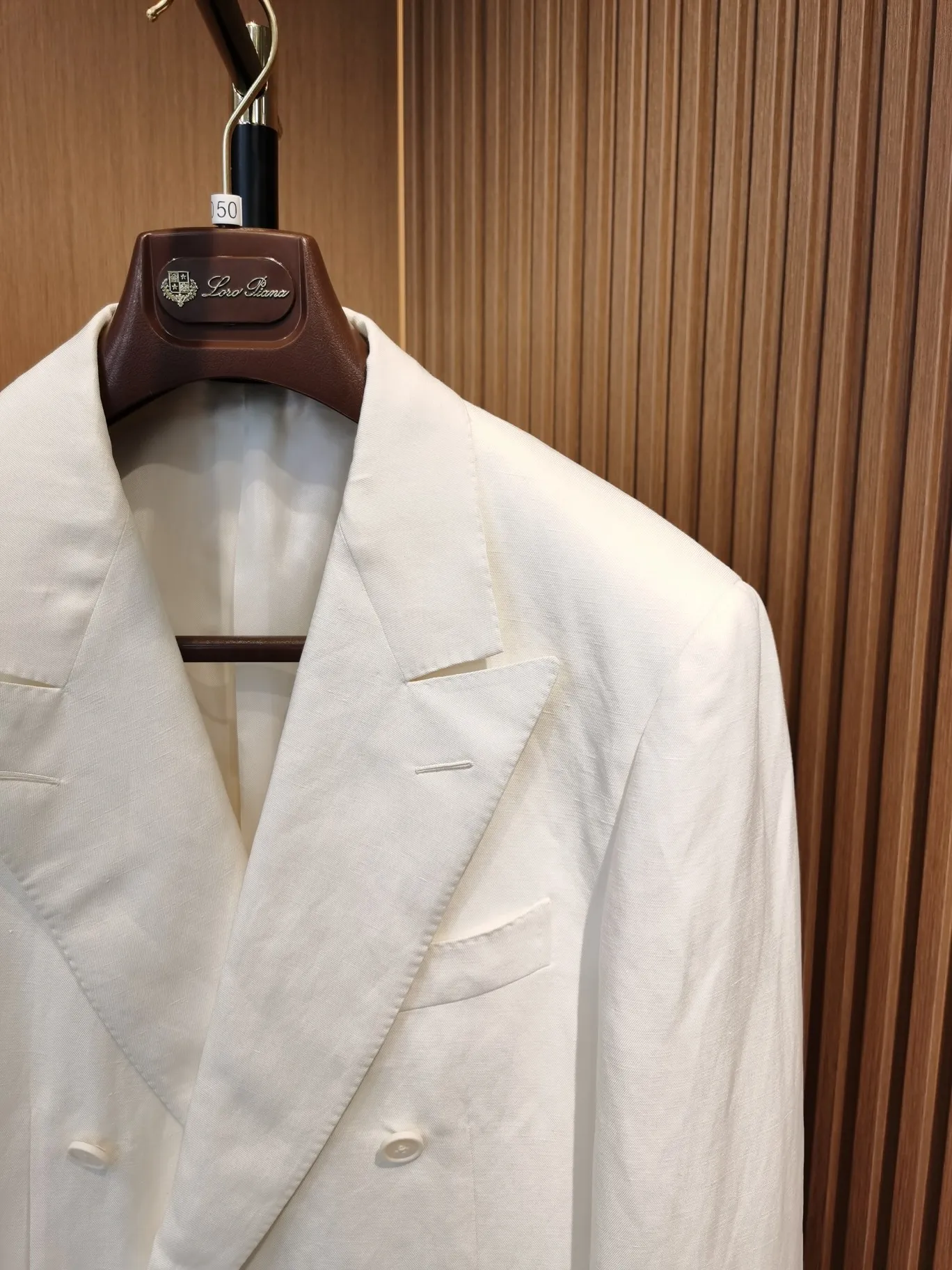 Blazer da uomo Autumn e inverno Loro Piana a doppio petto Giacca da business a maniche lunghe