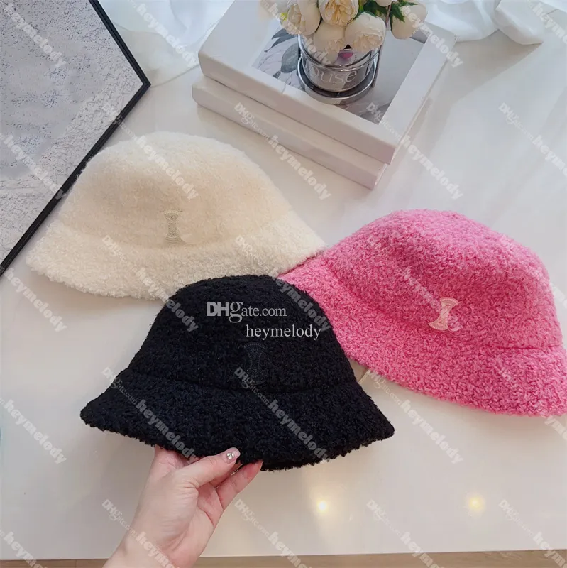 Velvet Bucket Hats For Women Autumn Winter Warm Fisherman Hats
