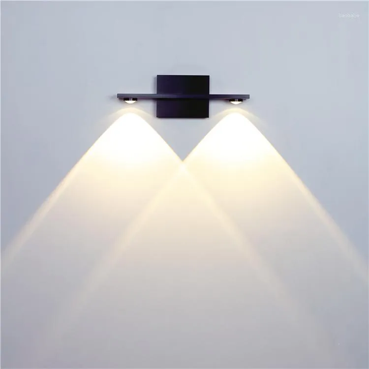 Thotocherble Comy Comy Comy 2 Lights Wall Light interno Lampada singola Side Side Modern Aluminium Sconce Secondo