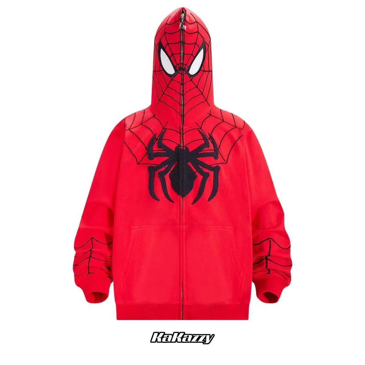 kakazzy スパイダーマン パーカー DHgate.com:Men's Hoodies Sweatshirts Spider Mens New