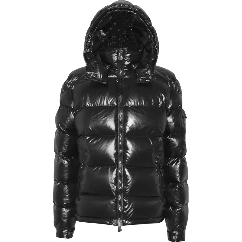 2024 Monclair Heren Donsjack Winterjassen Pufferjassen Mode Badge Jas Dikker Capuchon Veer Winddicht Bovenkleding Maat XS-3XL