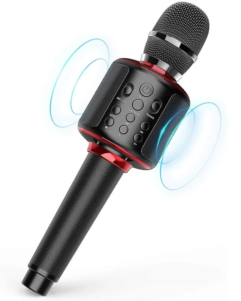 Micrófonos Karaoke Micrófono Bluetooth Micrófono Inalámbrico Máquina De  Canto Portátil Con Dueto Cantar Registro Reproducir Reverb Para Adultos  Regalo Para Niños Para Casa KTV 230816 De 37,5 €