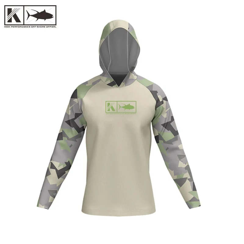 Koofin Gear Performance Fishing Shirt Mens Small Long Sleeve Light